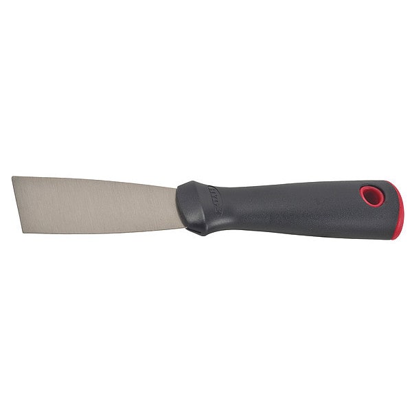 Hyde Putty Knife, Length 7 1/2 in, Blade Width 1 1/2 in, Carbon Steel, Black 04151