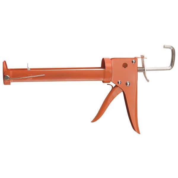Hyde Caulk Gun, Orange, Steel, 10 oz 46435