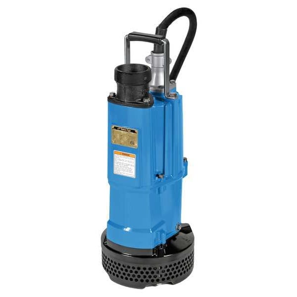 Tsurumi 3 HP 3" Manual Electric Submersible Pump 220V No Switch Included NK4-22 (220V)