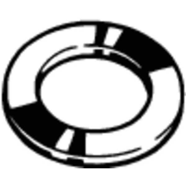 Zoro Select Sealing Washer, Fits Bolt Size M24 Copper, Plain