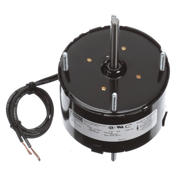 Fasco HVAC Motor, 1/50 HP, 1500 rpm, 115V, 3.3 D602 | Zoro