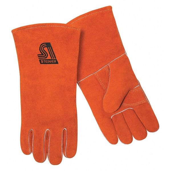 Steiner Y-Series Welding Gloves, Gauntlet Cuff, Wing Thumb