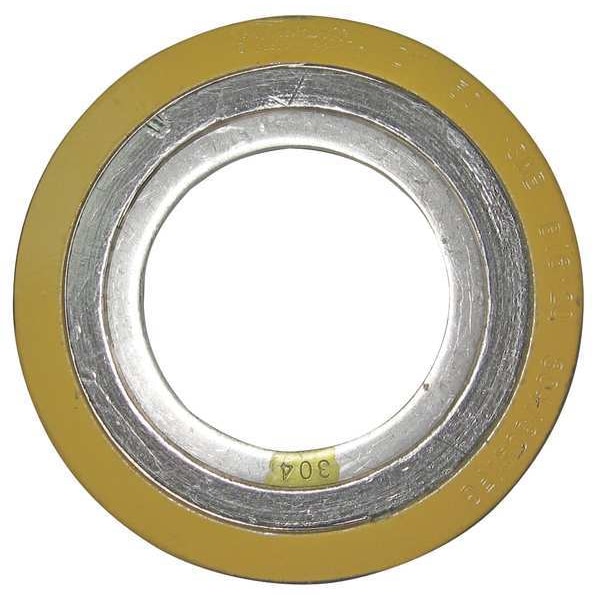 Flexitallic Spiral Wound Metal Gasket, 6 In, 304SS CGI | Zoro