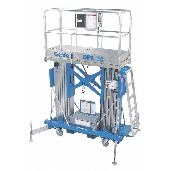 Genie Dual Personnel Lift, No Drive, 750 lb Load Capacity, 6 ft 6 in ...
