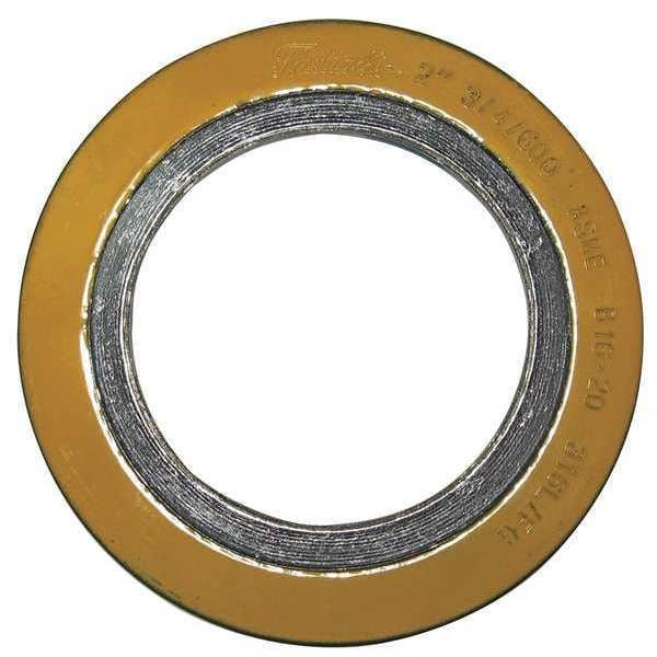 Flexitallic Spiral Wound Metal Gasket, 6 In, 316SS CG | Zoro