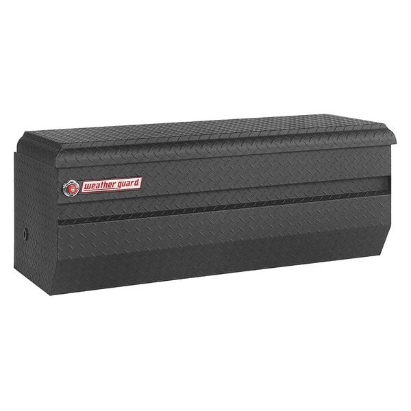 Weather Guard Truck Box, Aluminum, 47"W, Black, 13.1 cu. ft. 6745201 Zoro