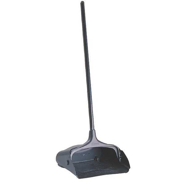 Rubbermaid FG253100BLA 25.59 115/16" Black Long Handled Dust Pan