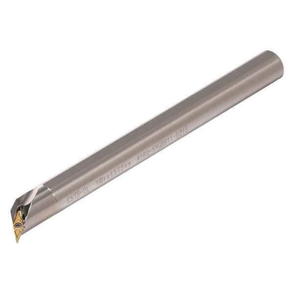 Tungaloy Indexable Boring Bar, E08SYQBR2D12, 5 in L, Carbide, 25