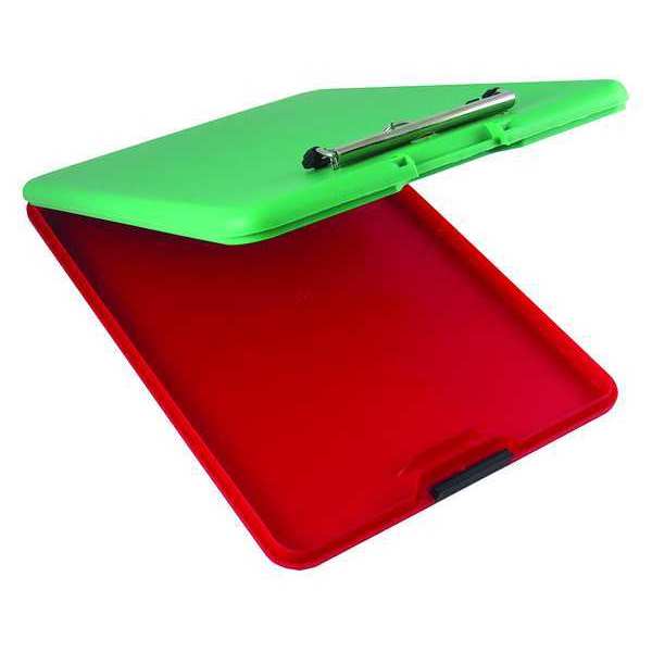 Saunders 8-1/2" x 11" Storage Clipboard, Red/Green 00580