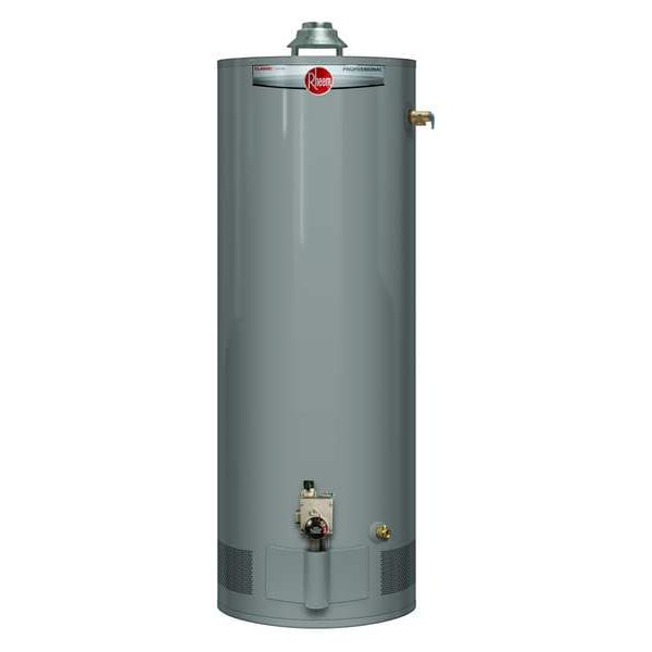 Rheem Natural Gas Residential Gas Water Heater, 40 gal., 38,000 BtuH PROG40-38N RH62