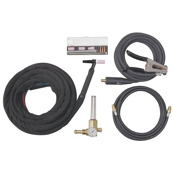 Miller Electric Tig Torch, 0.020 in to 1/8 in Electrodes