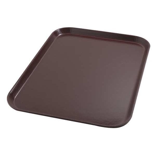 Dinex Tray, Flat, 18in.L x 14in.W, Cranberry, PK12 DX1089I61