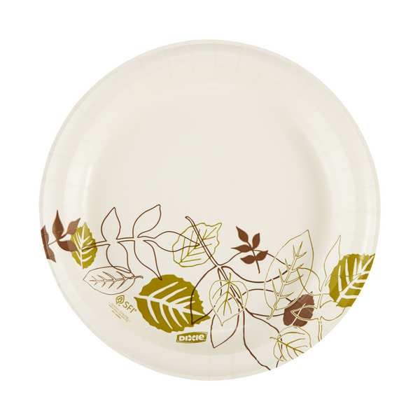Dixie Paper, Plate, Round, 8-1/2", Pathways, PK500 UX9WS | Zoro