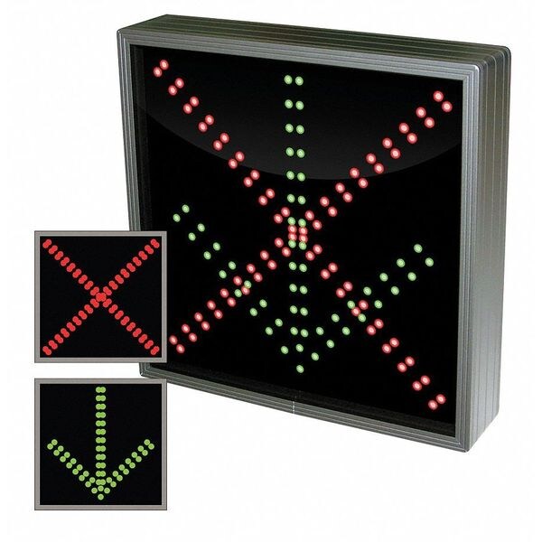 Tapco LED Parking Sign, X/Arrow, Symbol, 12 In 108973 | Zoro