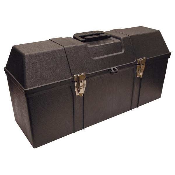 Contico 26"W Structural Foam, Black Portable Tool Box, Matte, 12-1/2"H HR8260