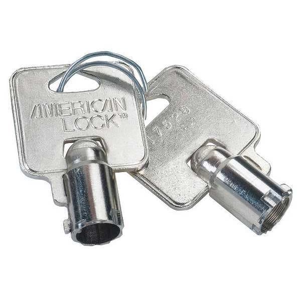 American Lock Key Blank, Steel, Circular, 7 Pins, PK25 AKTBOX Zoro