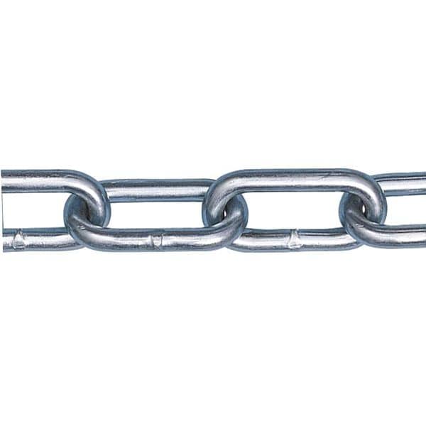 Peerless Straight Link Coil Chains, 7/0,100ft L PEE6047032 Zoro