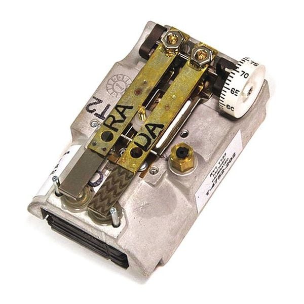 Johnson Controls Pneumatic Thermostat, Single Temperature, Heating and