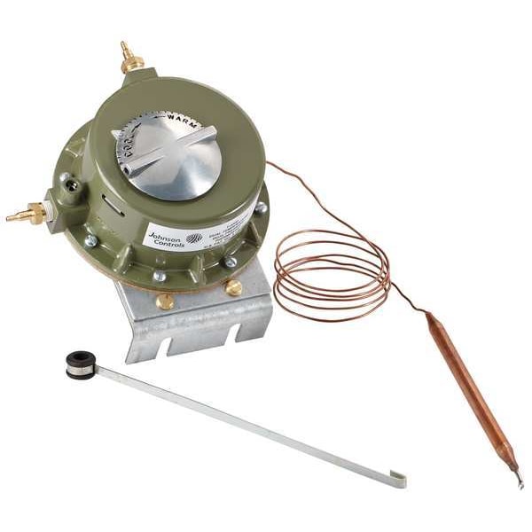 Johnson Controls T33001 397.91 Pneumatic Thermostat, Dual