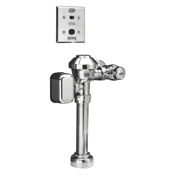Zurn 1.6 gpf, Toilet Automatic Flush Valve, Chrome, 1 in IPS ZEMS6000AV