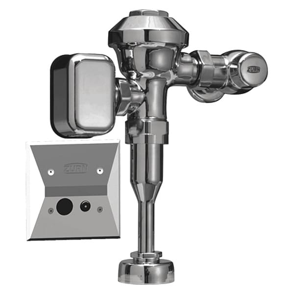 Zurn 0.125 gpf, Urinal Automatic Flush Valve, Chrome, 3/4 in IPS