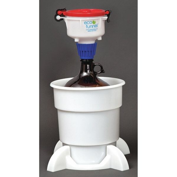 Eco Funnel Eco Funnel Kit, 4L Glass, Sec 4" EF438GLSYS Zoro