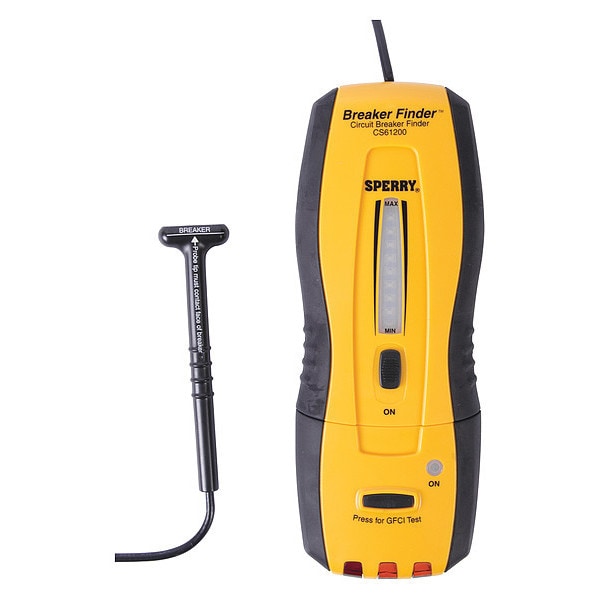 Sperry Instruments Circuit Breaker Finder, GFCI Tester CS61200 Zoro