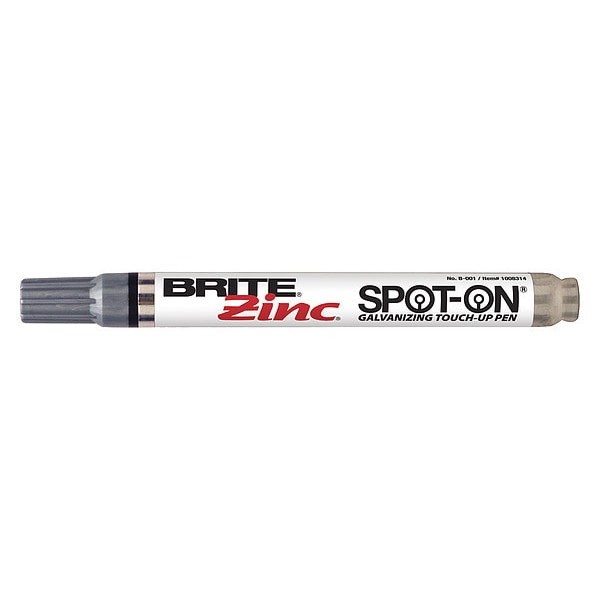 Weld Aid BRITE® ZINC TouchUp Pen, .3 oz. B001 Zoro