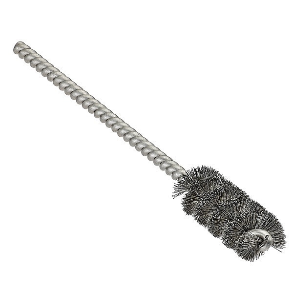 Tanis Tube and Pipe Brush, 3 1/4 in L Handle, 1 in L Brush, Silver, Polypropylene, 6 1/2 in L Overall 06251