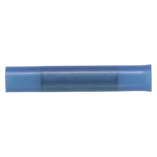 Panduit Butt Splice Wire Connector, 14 AWG Max, Blue, Nylon