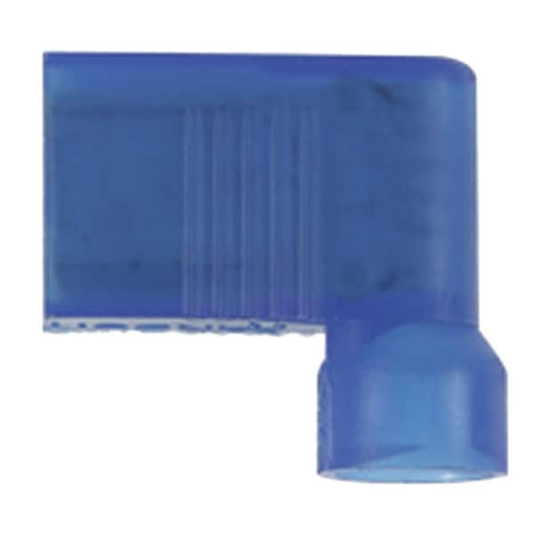 Panduit Female Flag Disconnect, Blu, 1614AWG, PK50 DNFR14250FIBL Zoro