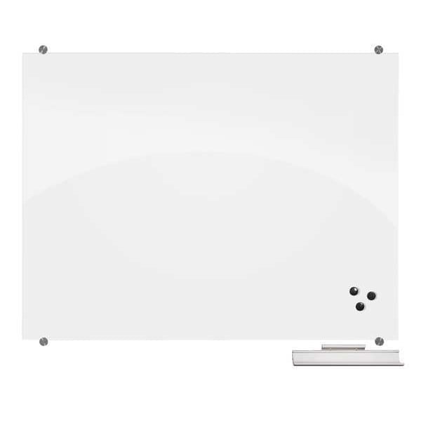 Mooreco 36"x48" Glass Whiteboard, Gloss 83844 Zoro