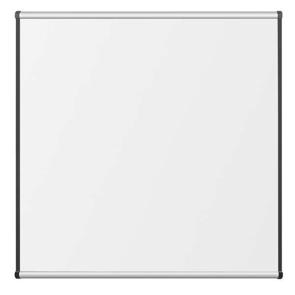 BestRite 48"x48" Porcelain Whiteboard, Aluminum Frame 202OD