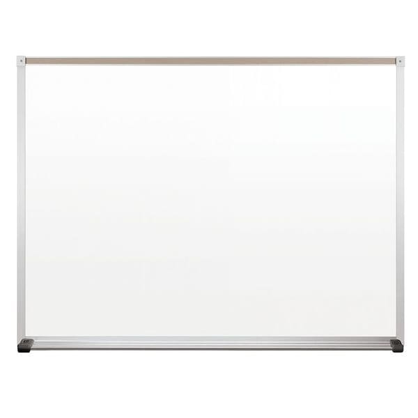 Mooreco 36"x48" Porcelain Whiteboard, Gloss, Dry Erase Height 36 in 202AC Zoro
