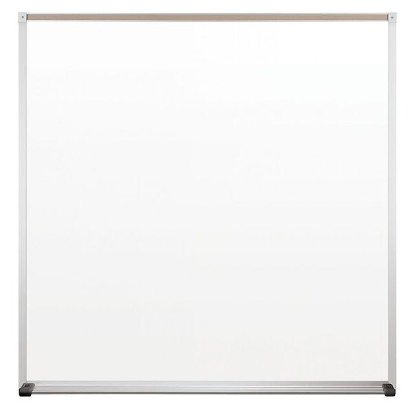 Mooreco 48"x48" Porcelain Whiteboard, Gloss 202AD Zoro