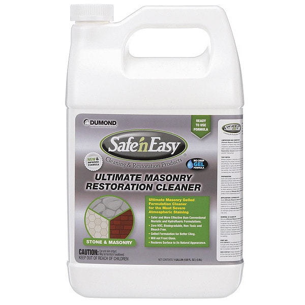 Dumond 0997 53.08 Safe 'n Easy Ultimate Masonry Restoration Cleaner, 1 Gal.