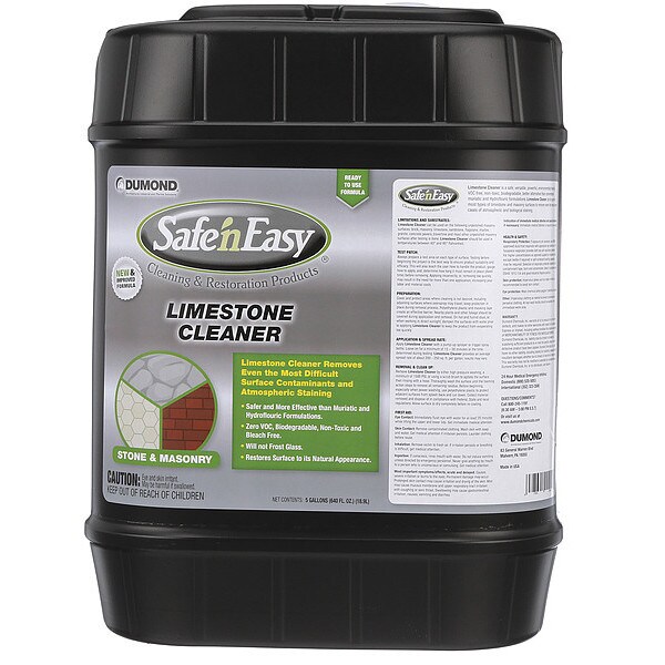 Dumond 0900 274.55 Safe ‘n Easy Limestone Cleaner, 5 Gallon