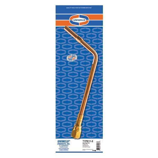 Uniweld Heating Tip, OxyAcetylene, Rosebud, MFA, 8 TYPE118 Zoro