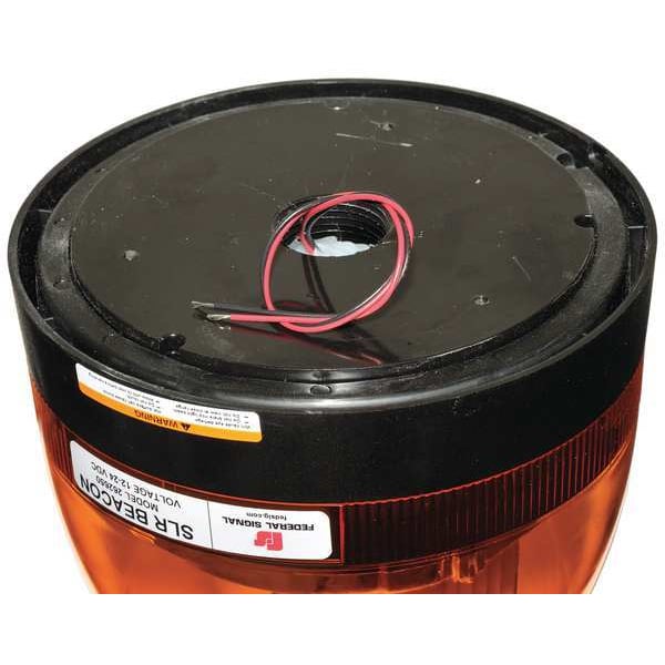 Federal Signal LED Rotating Beacon, Perm Mount, Class1 262650-02