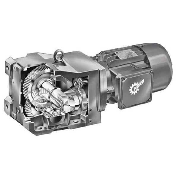 Nord AC Gearmotor, 3,540.0 in-lb Max. Torque, 18 RPM Nameplate RPM, 230/460V AC Voltage, 3 Phase SK9012.1-80LP/4-97.36-A