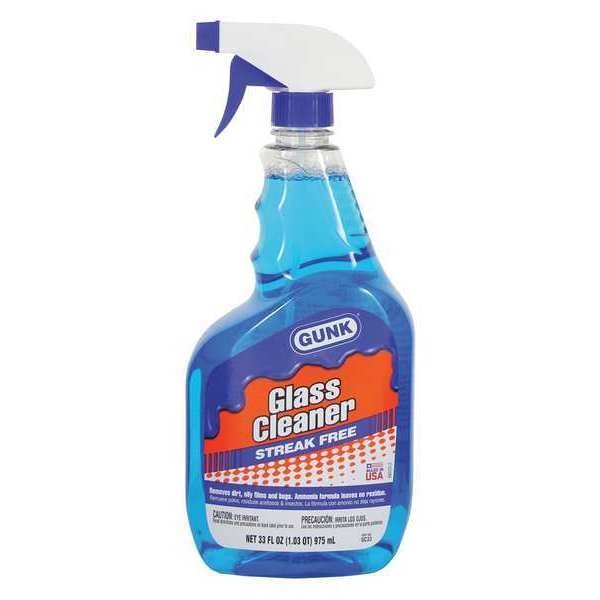 Gunk GC33 3.90 Liquid Glass Cleaner, Unscented