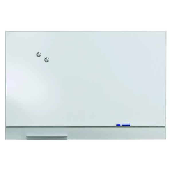 Iceberg Dry Erase Board, Steel, 32 in, 48 in, Aluminum Frame