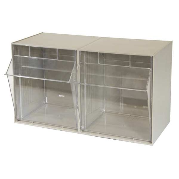 AkroMils Tip Out Bins, 2 Bins, 125/16x235/8x14 06702 Zoro