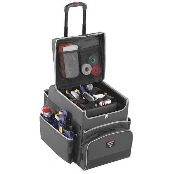 Rubbermaid 1902467 316.00 Housekeeping Cart, Black, 17 in.H