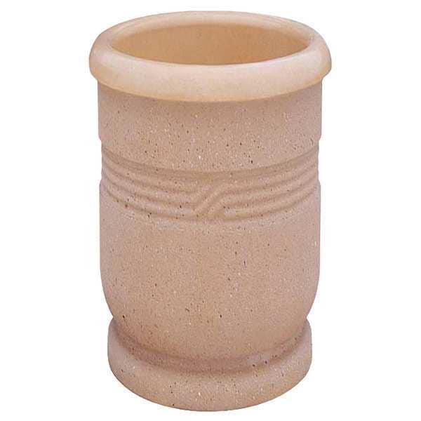 Wausau Tile Planter, Round, 18in.Lx18in.Wx24in.H TF4028W22