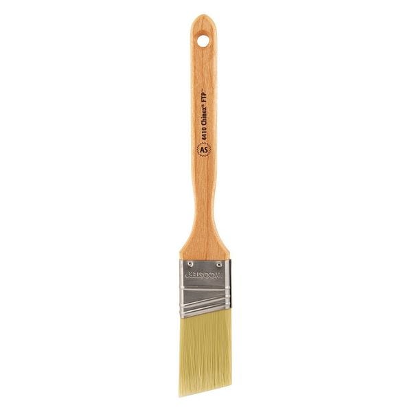 Wooster 1-1/2" Angle Sash Paint Brush, Chinex FTP Bristle, Wood Handle 4410-1 1/2