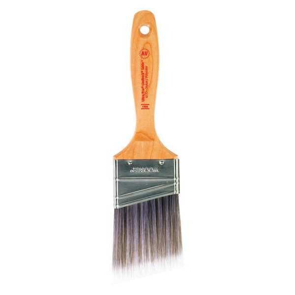 Wooster 2-1/2 Angle Sash Paint Brush, Nylon/Polyester Bristle, Wood Handle  4177-2 1/2