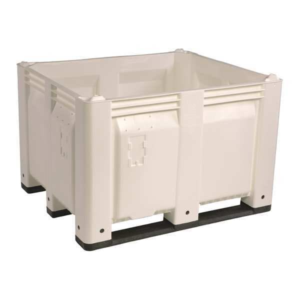 Decade Products Bulk Container, 25.4 cu ft, White, Plastic
