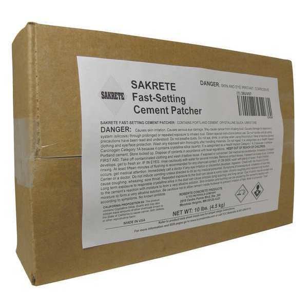 Sakrete Concrete Repair Compound, Box, Gray, Fast Setting 120028 | Zoro