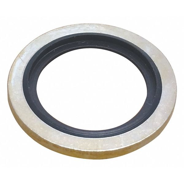 Adaptall Sealing Washer, Fits Bolt Size 5/8 in Steel/Buna-N, Cadmium Plated Finish 9500-10